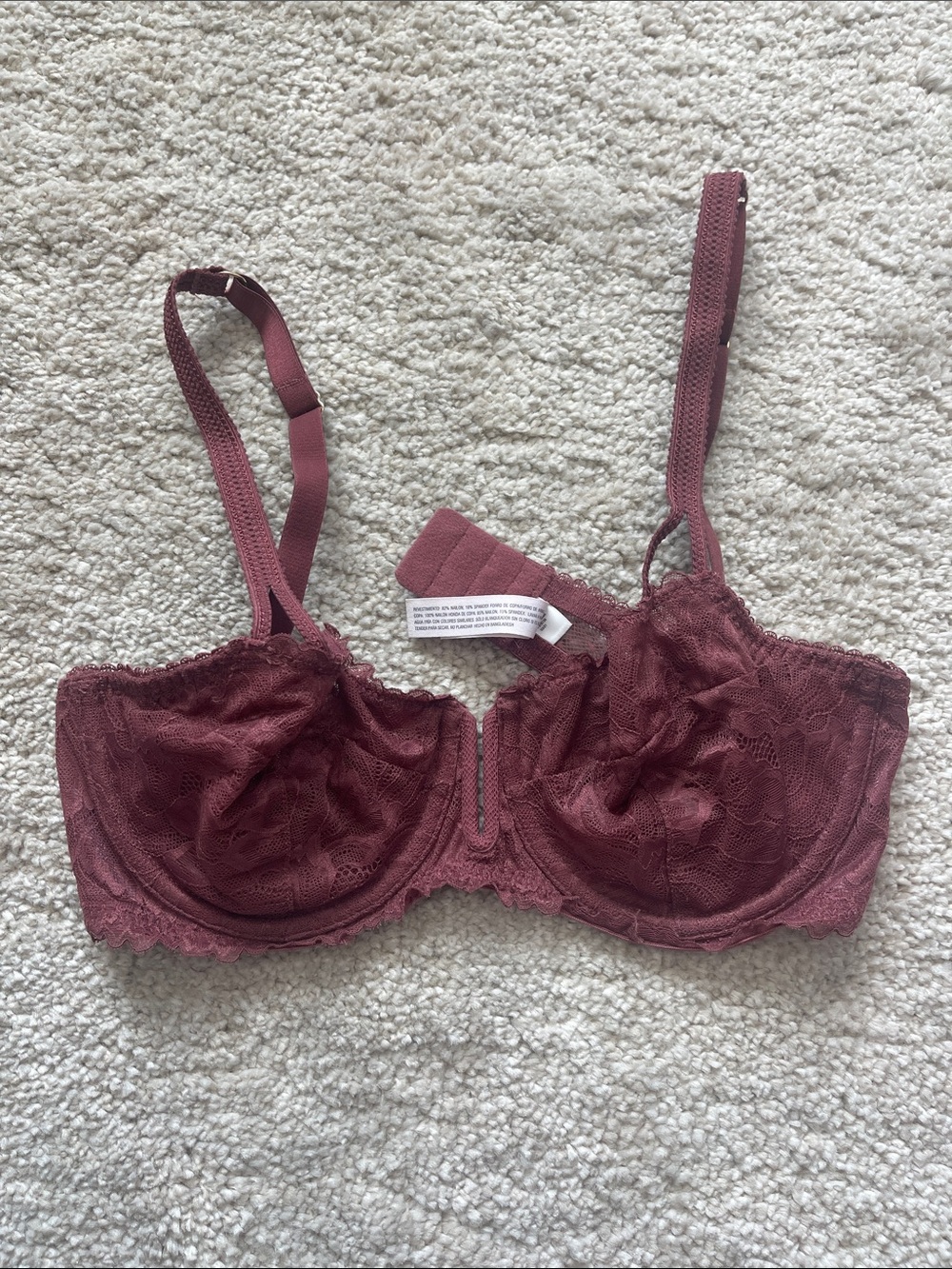 Target Lace Underwire Bra in Mauve